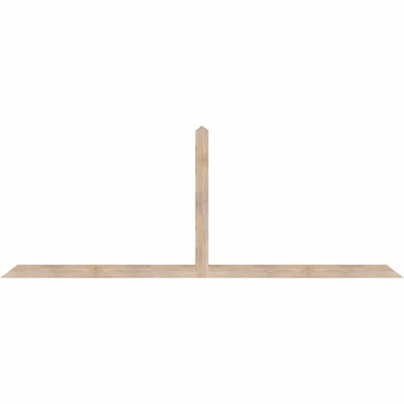 Ekena Millwork Portland Smooth Timber Gable Bracket, Douglas Fir, 108"W x 40"H x 1 1/2"D x 3 1/2"F, 9/12 Pitch GBW108X40X0204POR00SDF